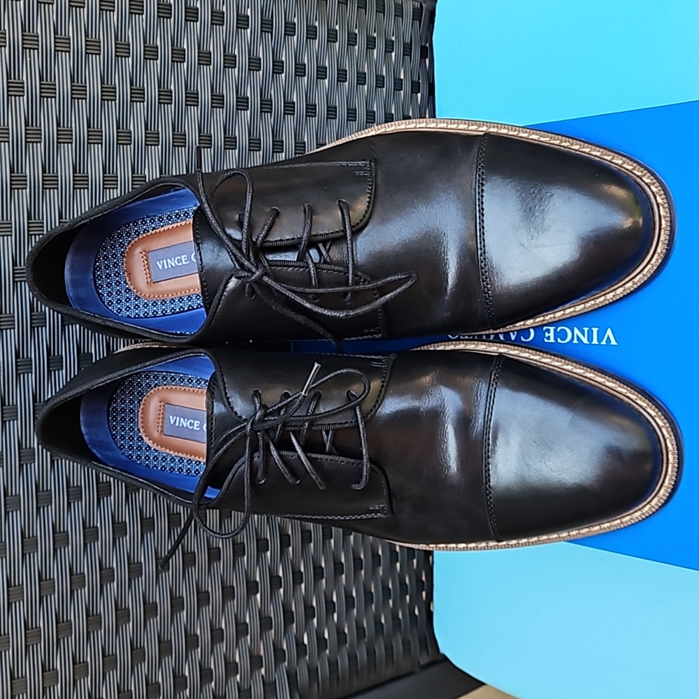 Men's Vince Camuto-Black Lamson Dress Shoe sz 11 1/2 M